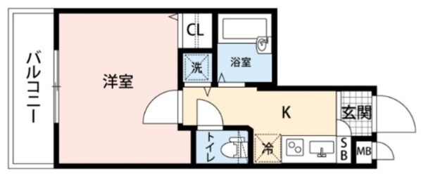 レジオスヒルズ御殿山の物件間取画像